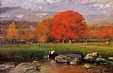 George Inness Morning Catskill Valley painting